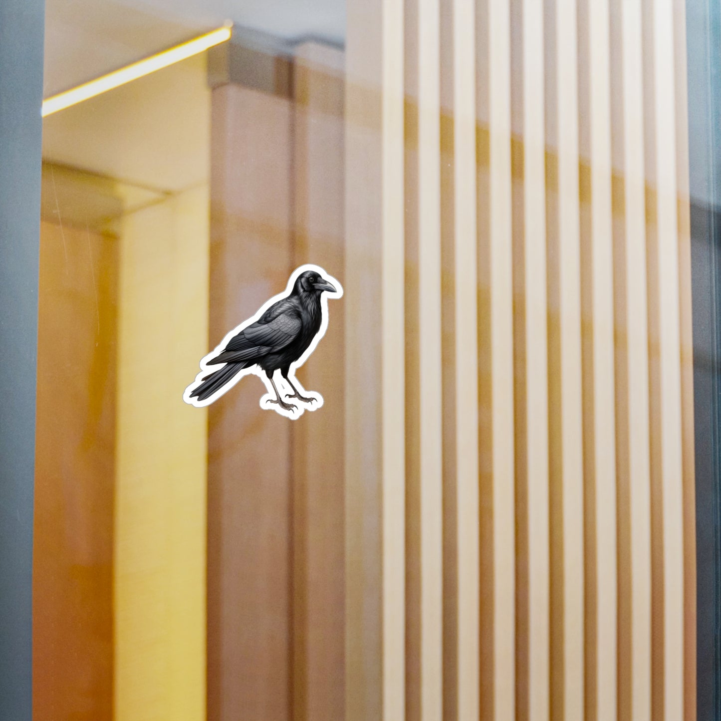Crow Sticker | Bird Vinyl Decal | Car Decal | Laptop Sticker | Window Decal
