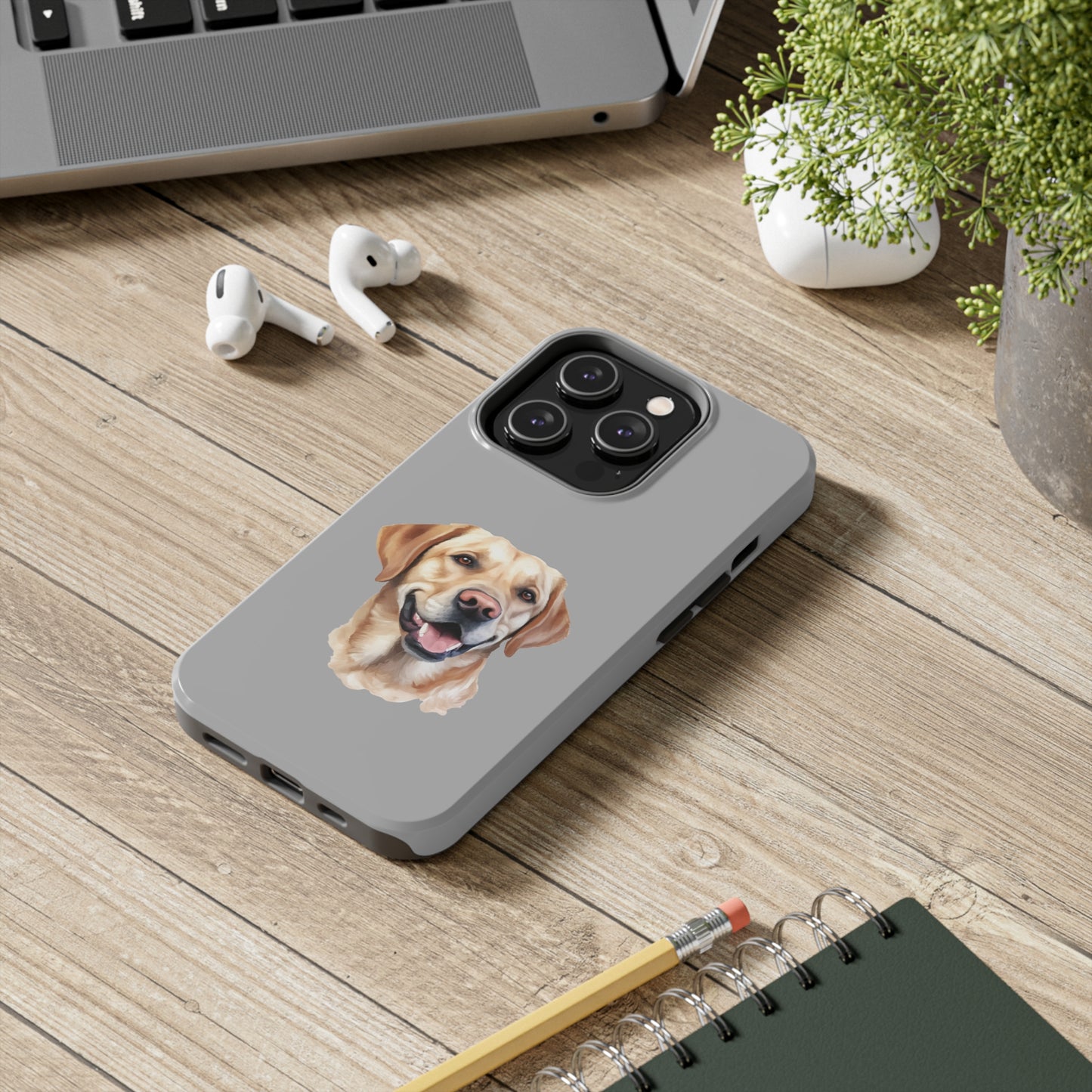 Light Grey Labrador Retriever Tough Phone Case