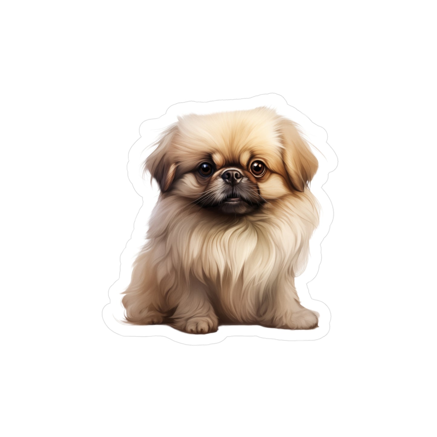Pekingese Sticker - Vinyl Dog Decals