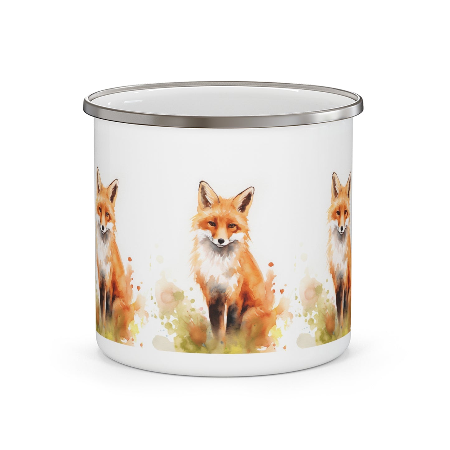Fox Enamel Camping Mug