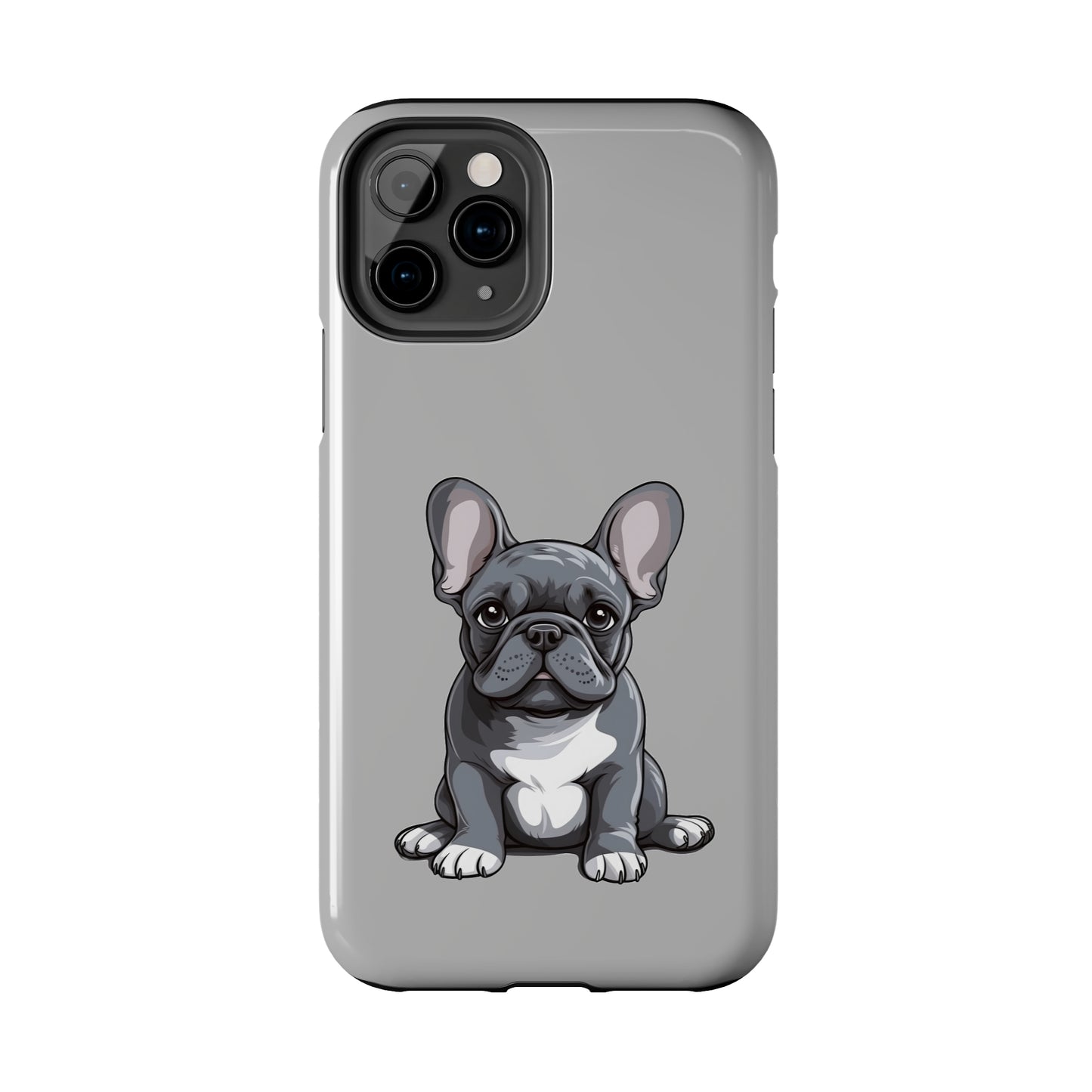 Light Grey French Bulldog Tough Phone Case