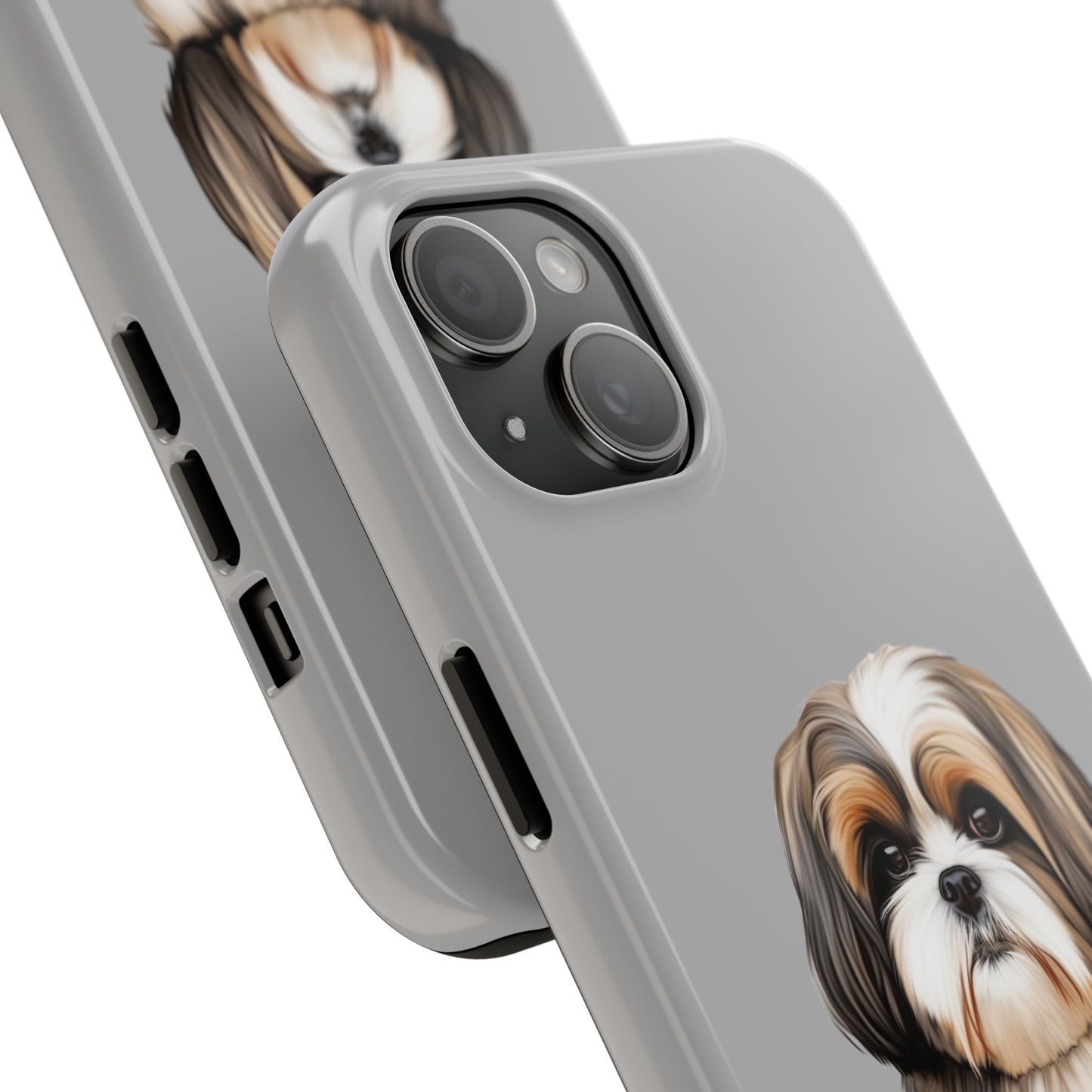 Light Grey Shih Tzu Tough Phone Case