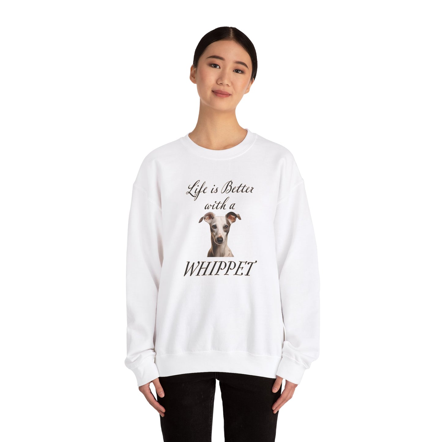 Whippet Sweatshirt | Dog Lover Apparel | Pet Lover Sweater | Dog Mom Shirt | Dog Mom Gift | Dog Dad Gift