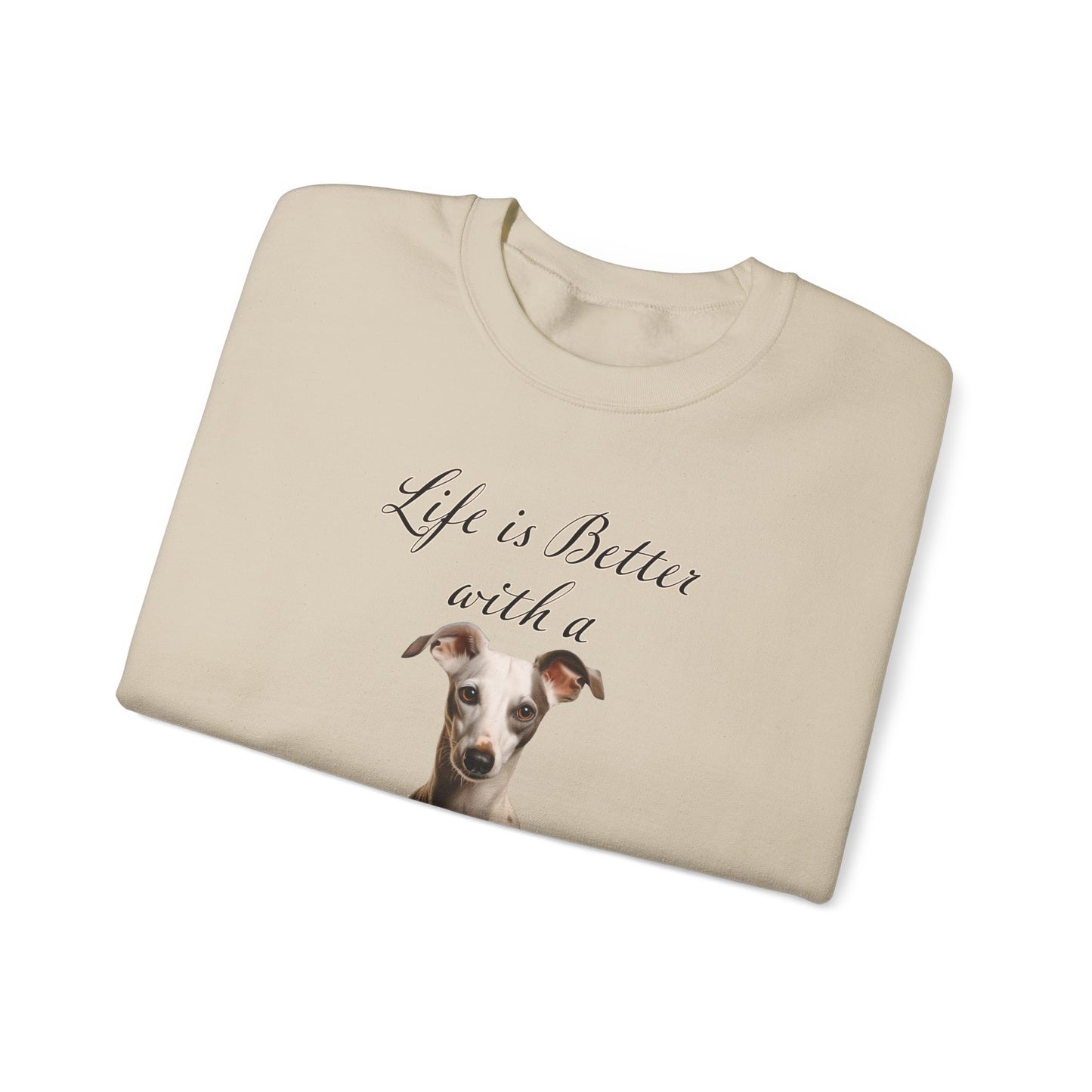 Whippet Sweatshirt | Dog Lover Apparel | Pet Lover Sweater | Dog Mom Shirt | Dog Mom Gift | Dog Dad Gift