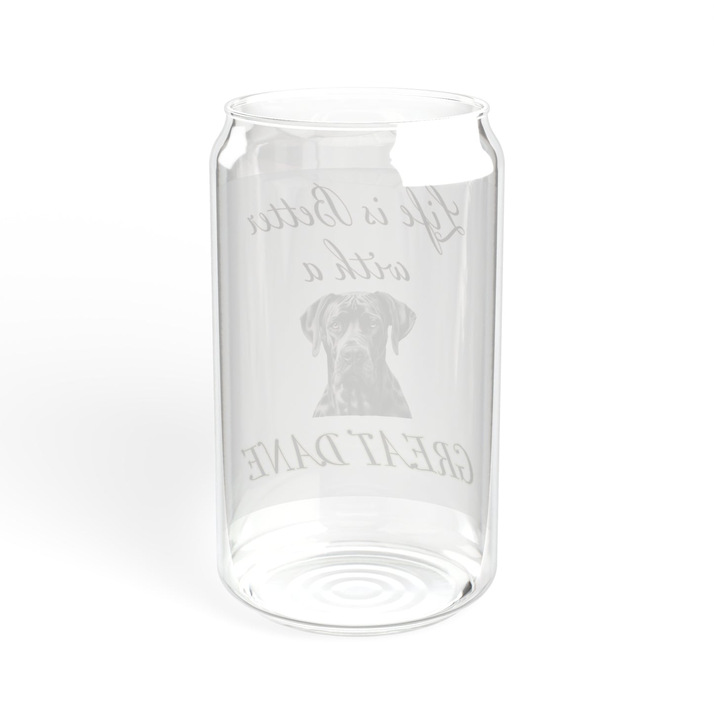 Great Dane Sipper Glass, 16oz