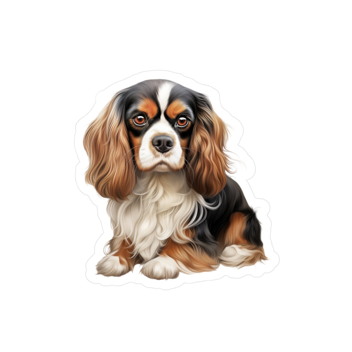 Cavalier King Charles Spaniel Sticker - Vinyl Dog Decals