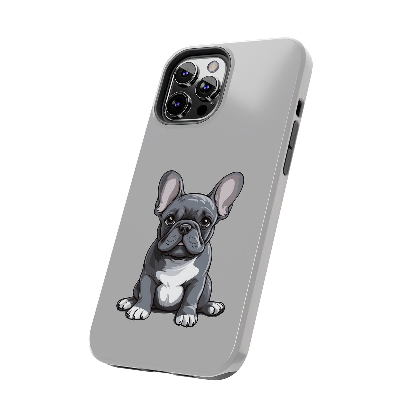 Light Grey French Bulldog Tough Phone Case
