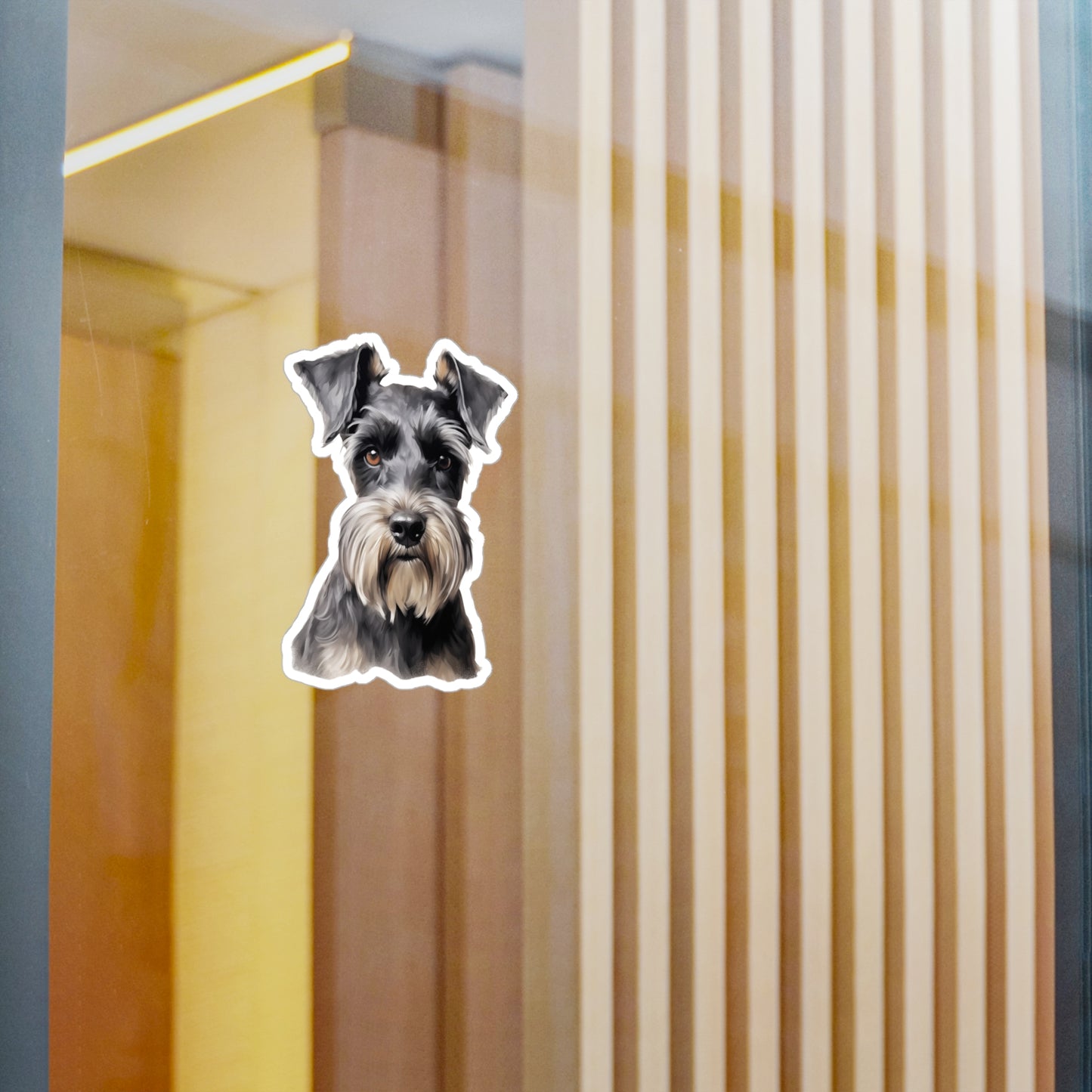 Schnauzer Sticker - Kiss-Cut Dog Vinyl Decals