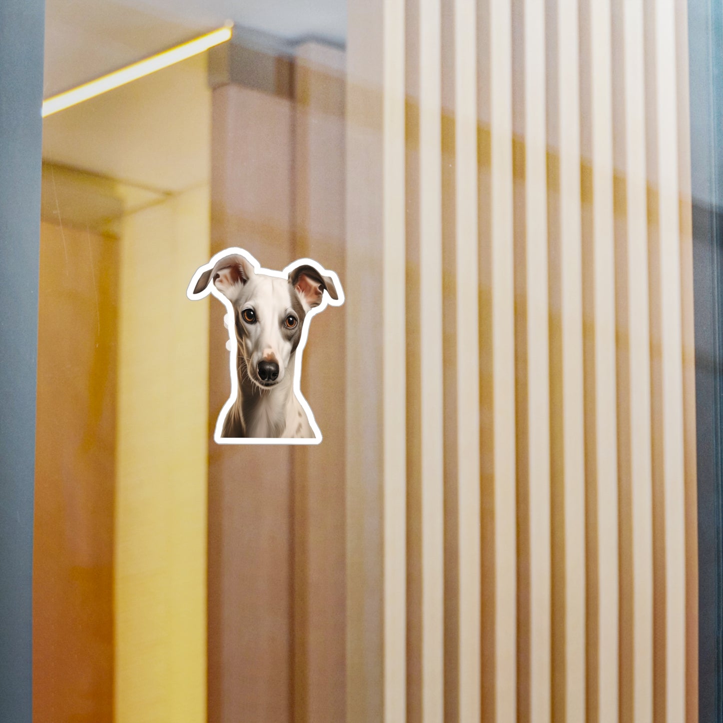 Whippet Sticker | Dog Vinyl Decal | Pet Car Decal | Whippet Laptop Sticker | Whippet Decal