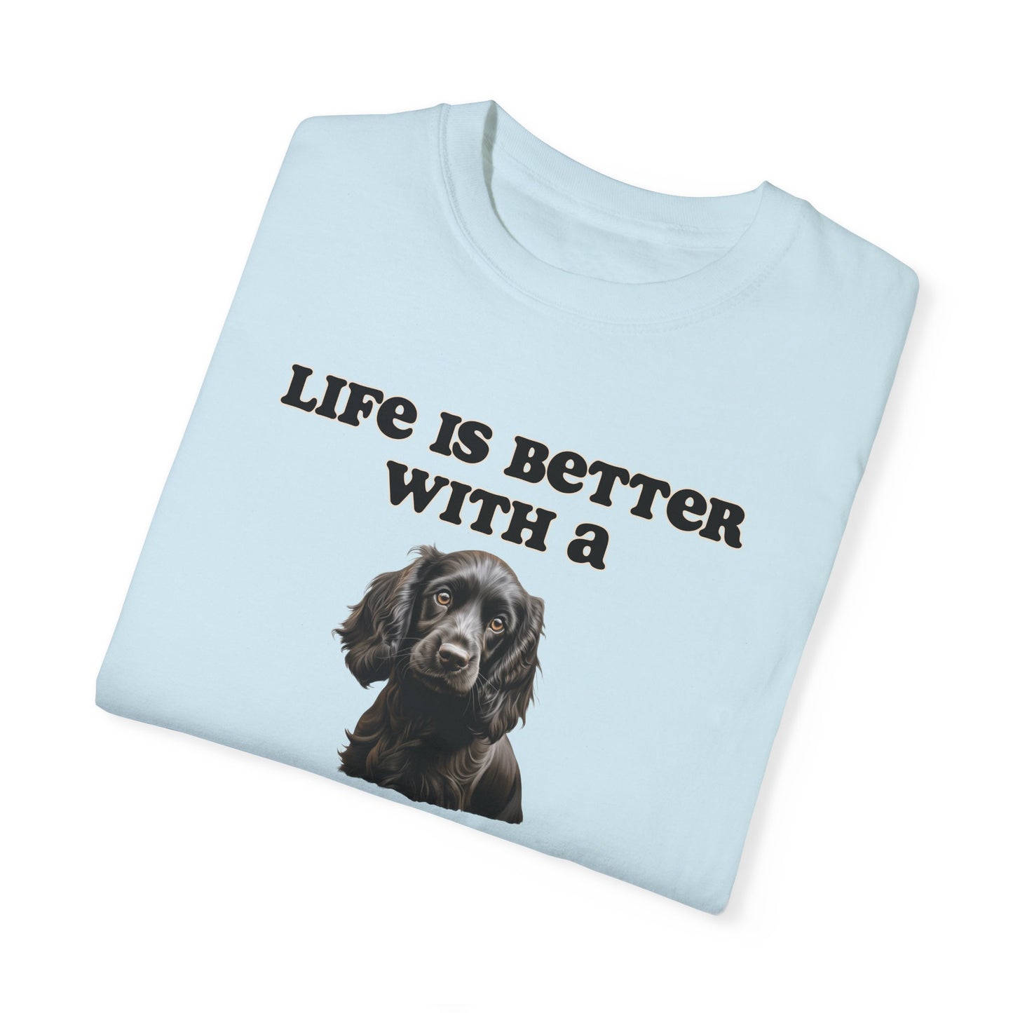 Black Cocker Spaniel Tshirt - Dog Mom Shirt, Dog Dad Shirt, gift for Dog Mom