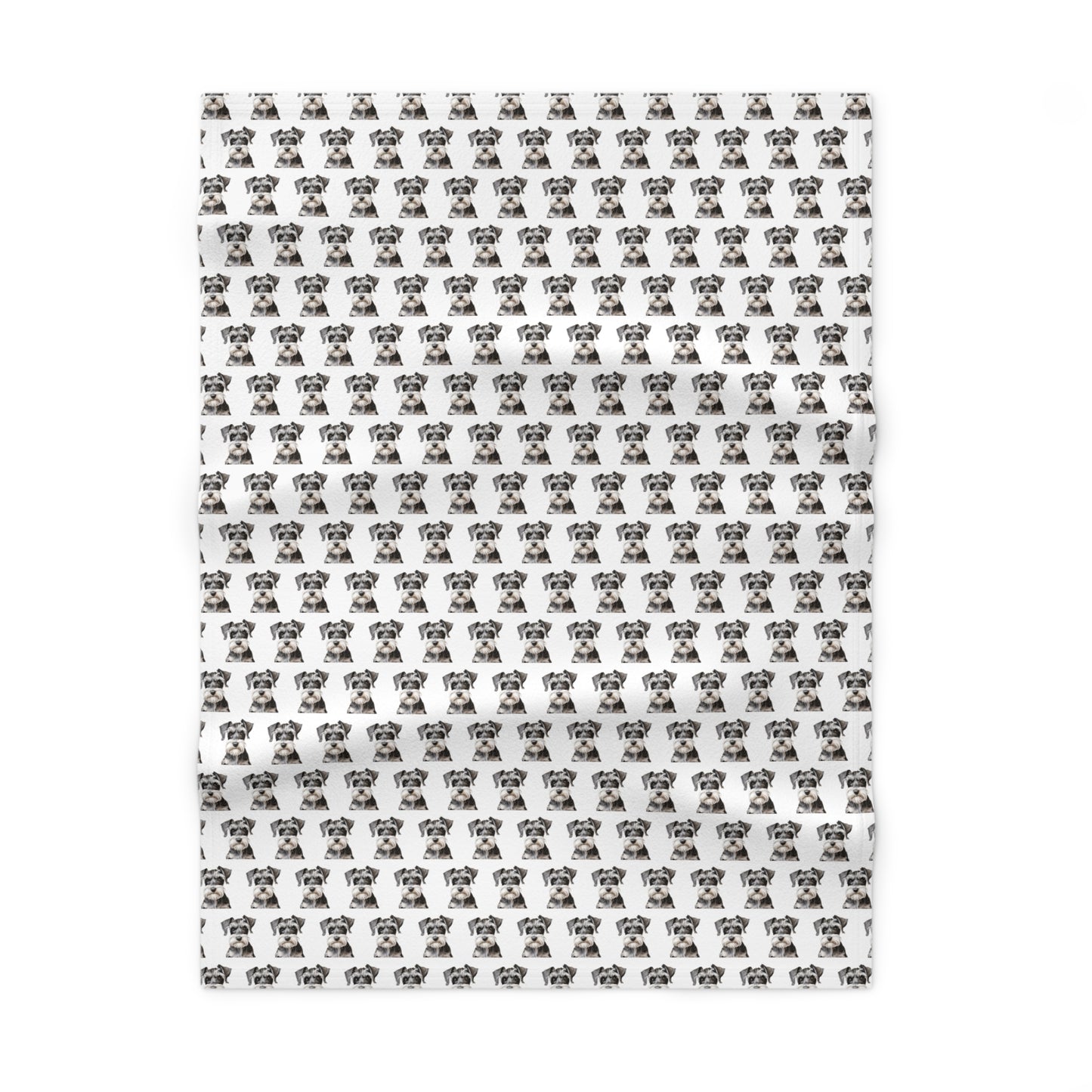 Schnauzer Soft Fleece Baby Blanket