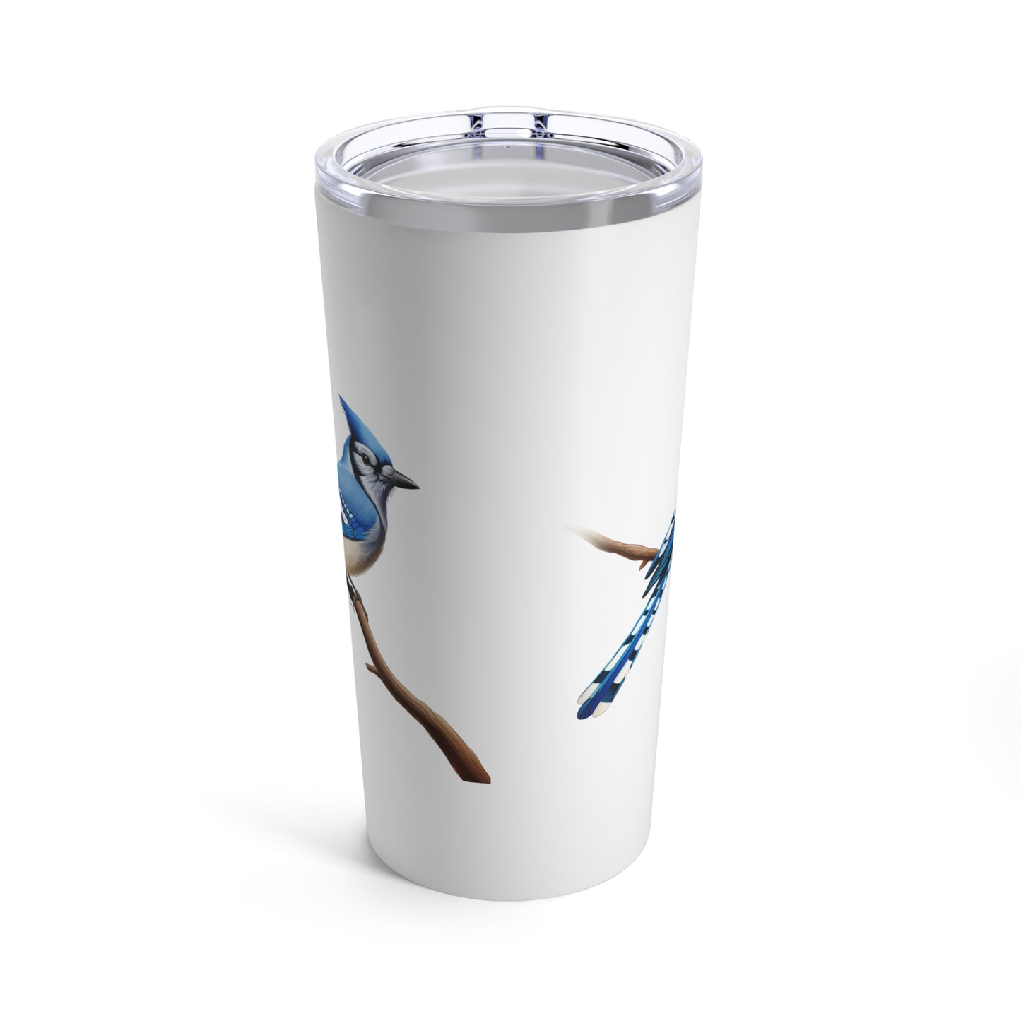 Blue Jay Tumbler | Bird Travel Mug | Bird Lover Gift | Stainless Steel 20oz