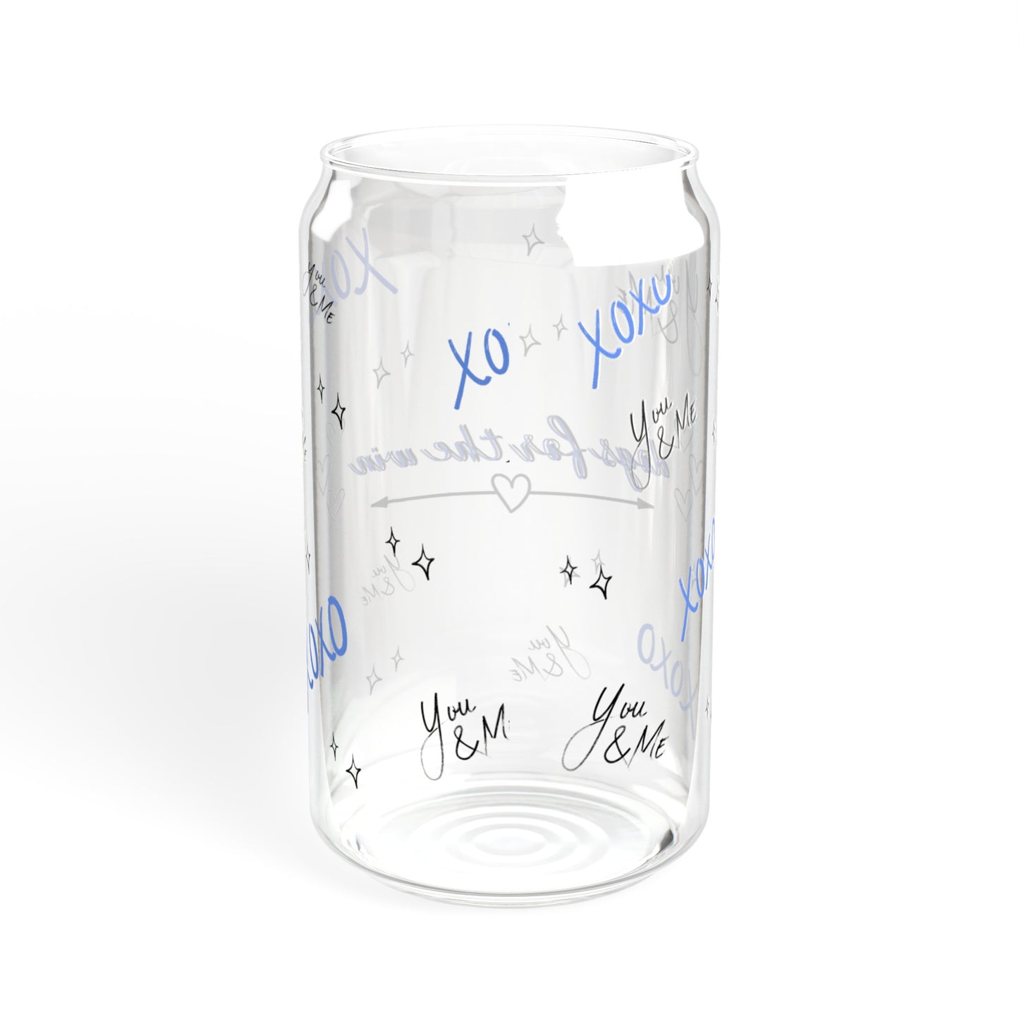 Dogs for the win kisses Sipper Glass, 16oz