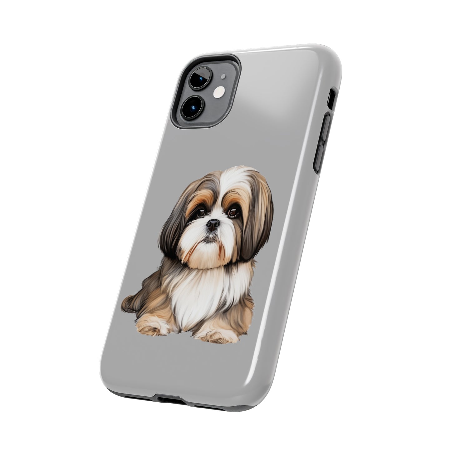 Light Grey Shih Tzu Tough Phone Case