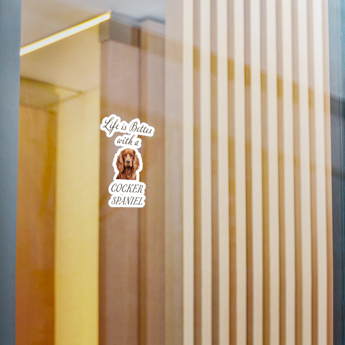 Cocker Spaniel Sticker - Kiss-Cut Vinyl Dog Decals