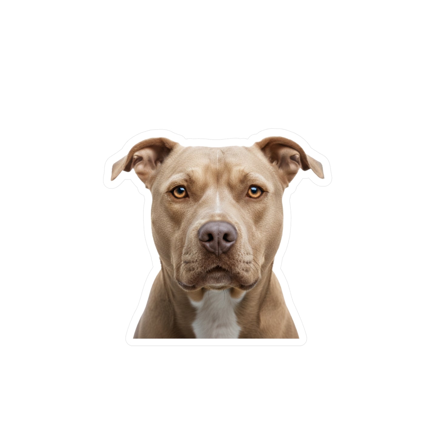 Pit Bull Decal Sticker, Dog Lover Gift, Pet Car Window Bumper, Laptop Decoration, Animal Vinyl Transfer, Cute Pitbull Mom Dad Present