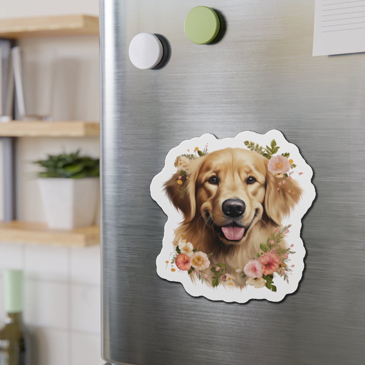 Golden Retriever Magnet - Die Cut Dog Magnet