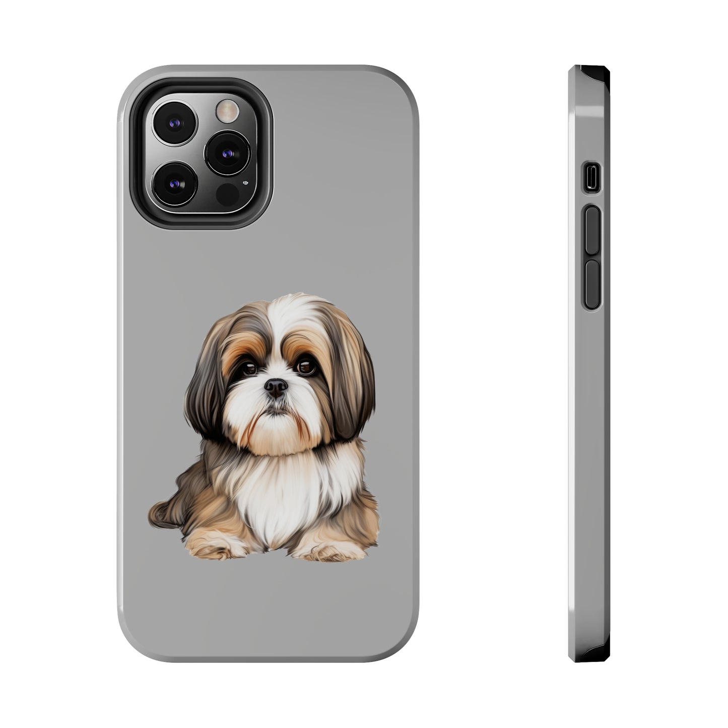 Light Grey Shih Tzu Tough Phone Case