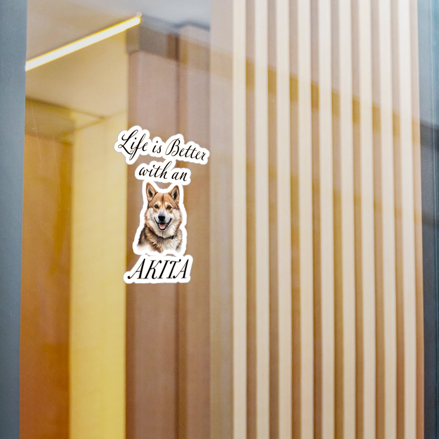 Akita Sticker - Vinyl Dog Decals