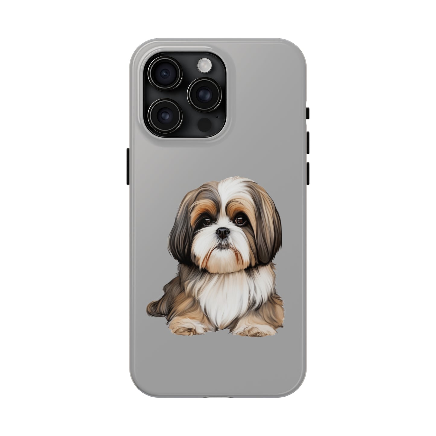 Light Grey Shih Tzu Tough Phone Case