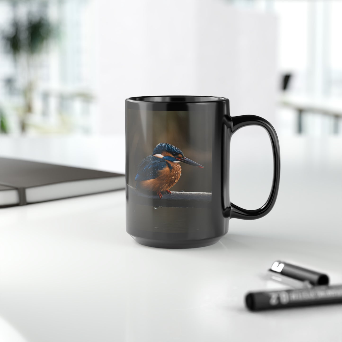 Kingfisher Mug - 15 oz Ceramic Mug