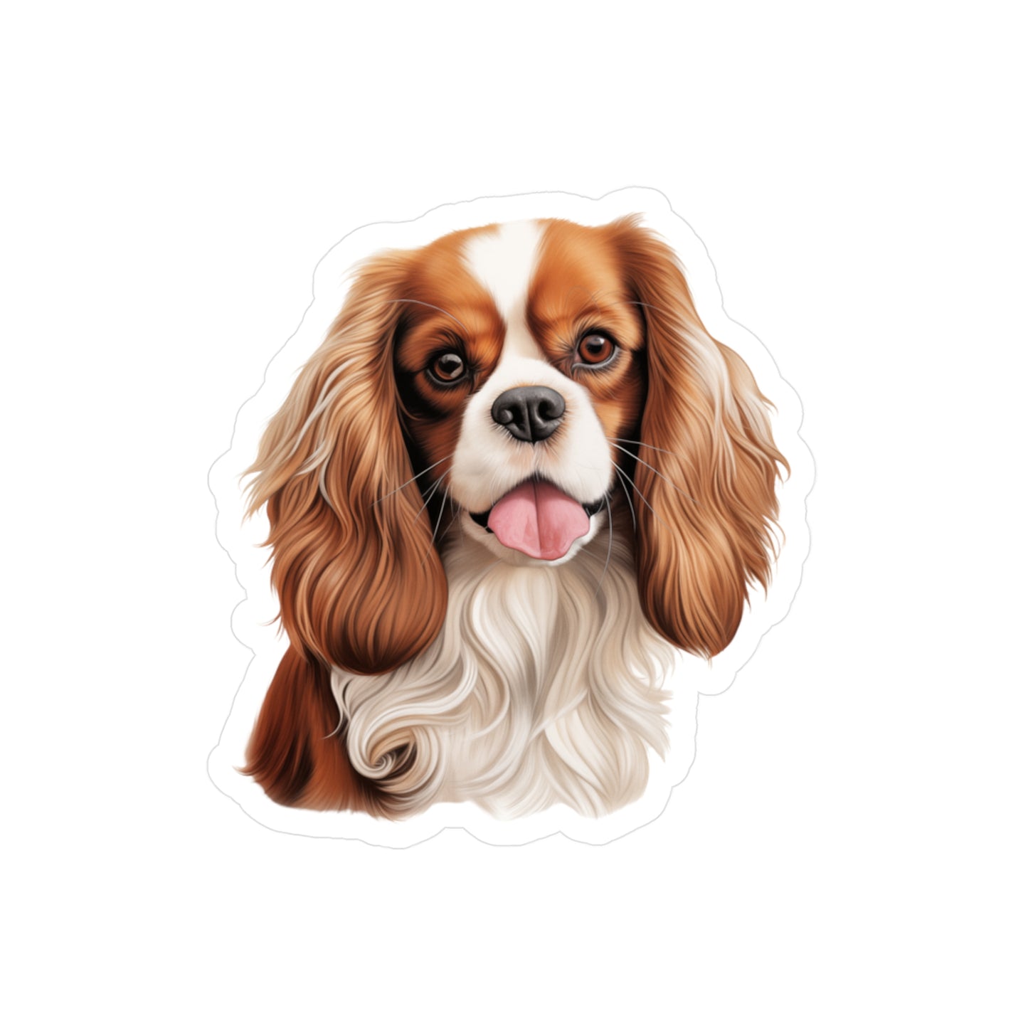 Cavalier King Charles Spaniel Sticker - Vinyl Dog Decals