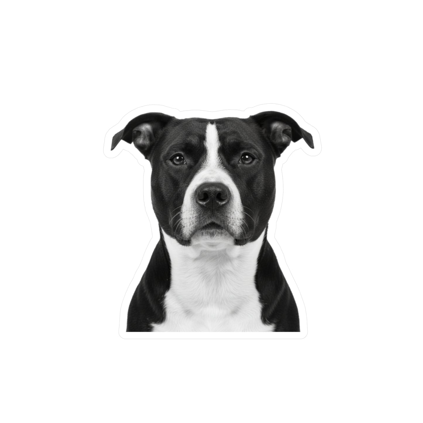 Pit Bull Decal Sticker, Dog Lover Gift, Pet Car Window Bumper, Laptop Decoration, Animal Vinyl Transfer, Cute Pitbull Mom Dad Present