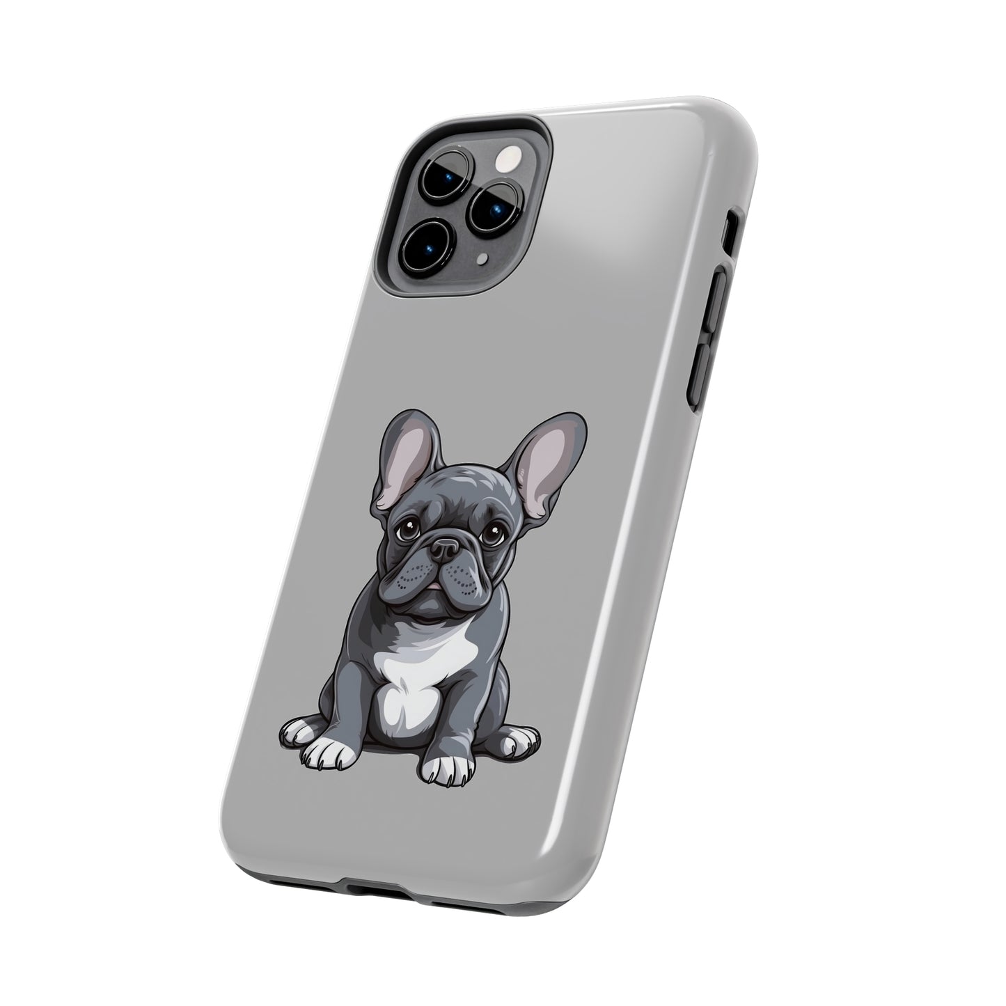 Light Grey French Bulldog Tough Phone Case
