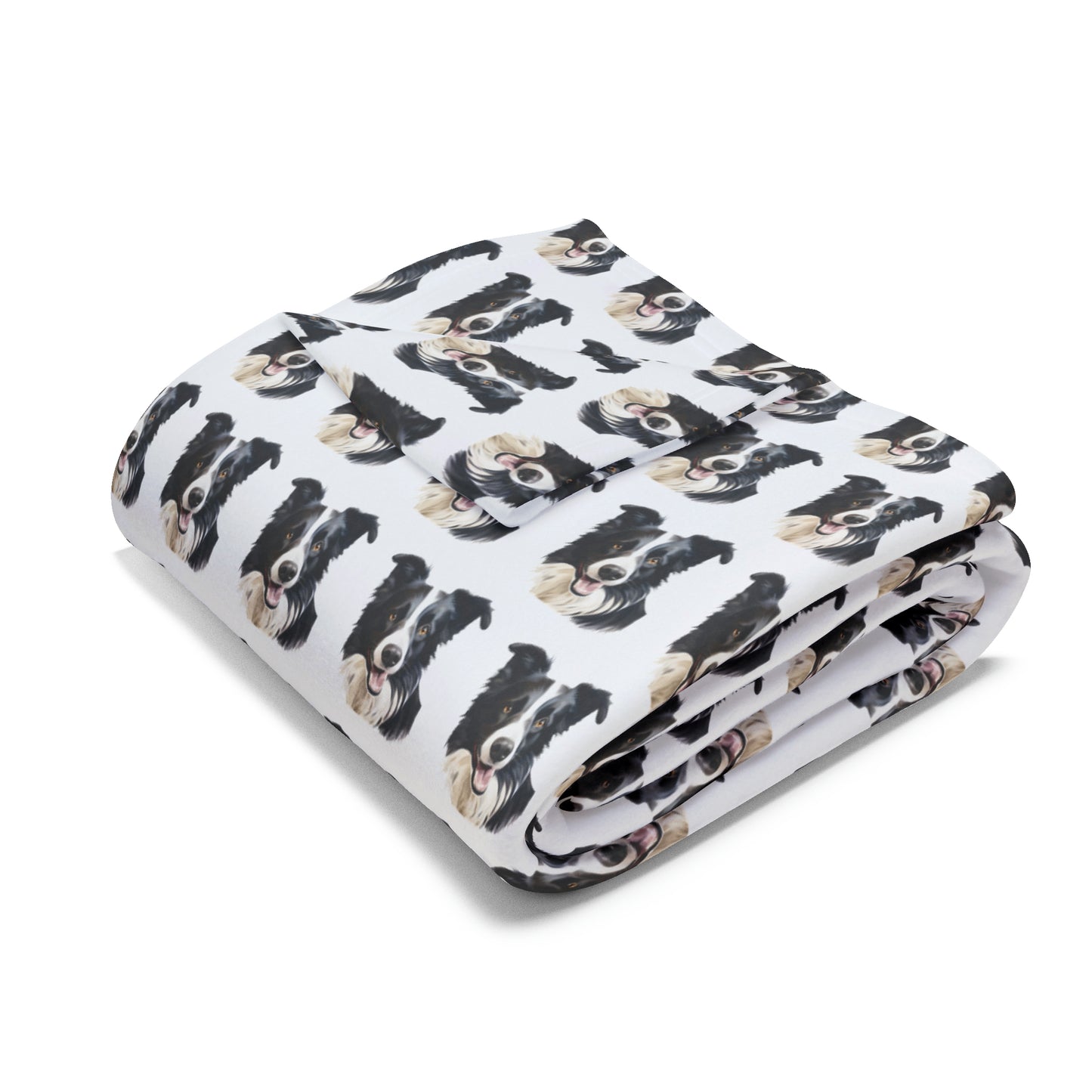 Border Collie Arctic Fleece Blanket
