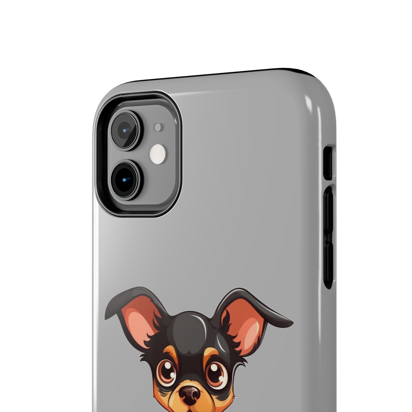 Light Grey Chihuahua Tough Phone Case