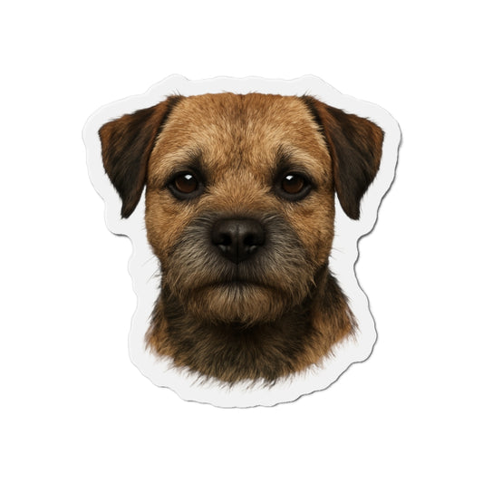 Border Terrier Die-Cut Magnet - Cute Dog Breed Refrigerator Magnet, Pet Lover Gift, Animal Decor, Fridge Decoration, Puppy Art Magnet