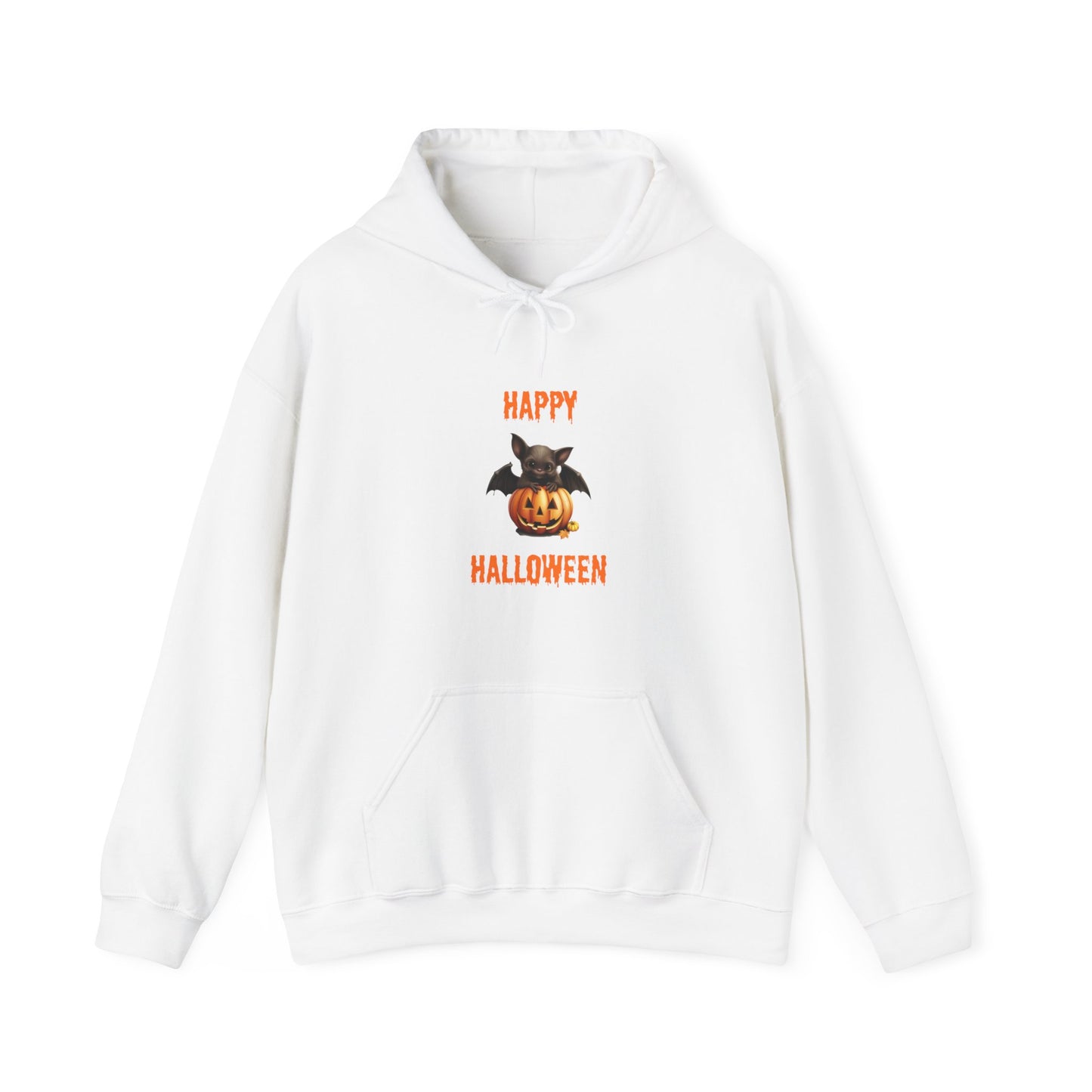 Happy Halloween Bat Hoodie - Unisex Heavy Blend Hooded Sweatshirt