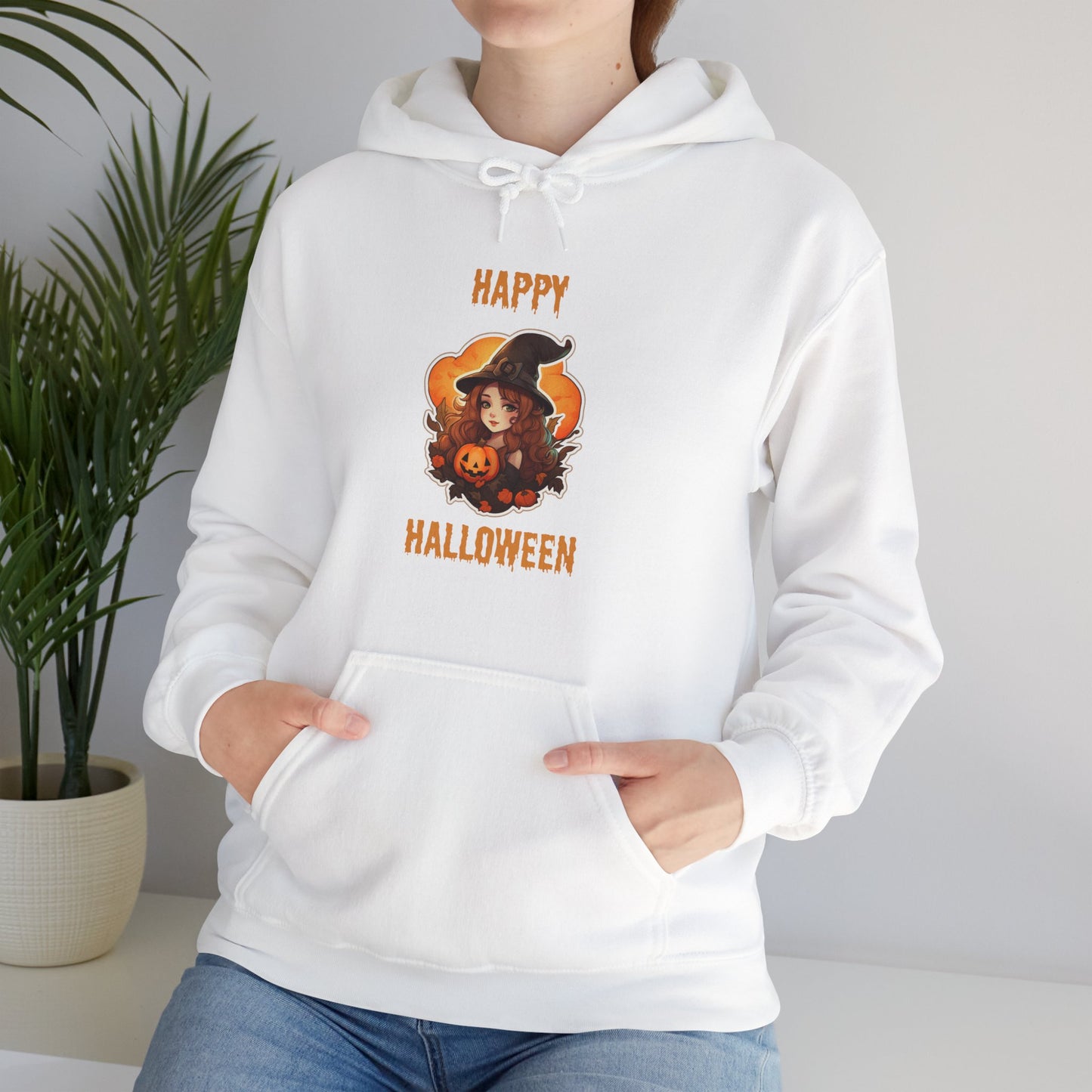 Witch Happy Halloween Unisex Heavy Blend Hooded Sweatshirt