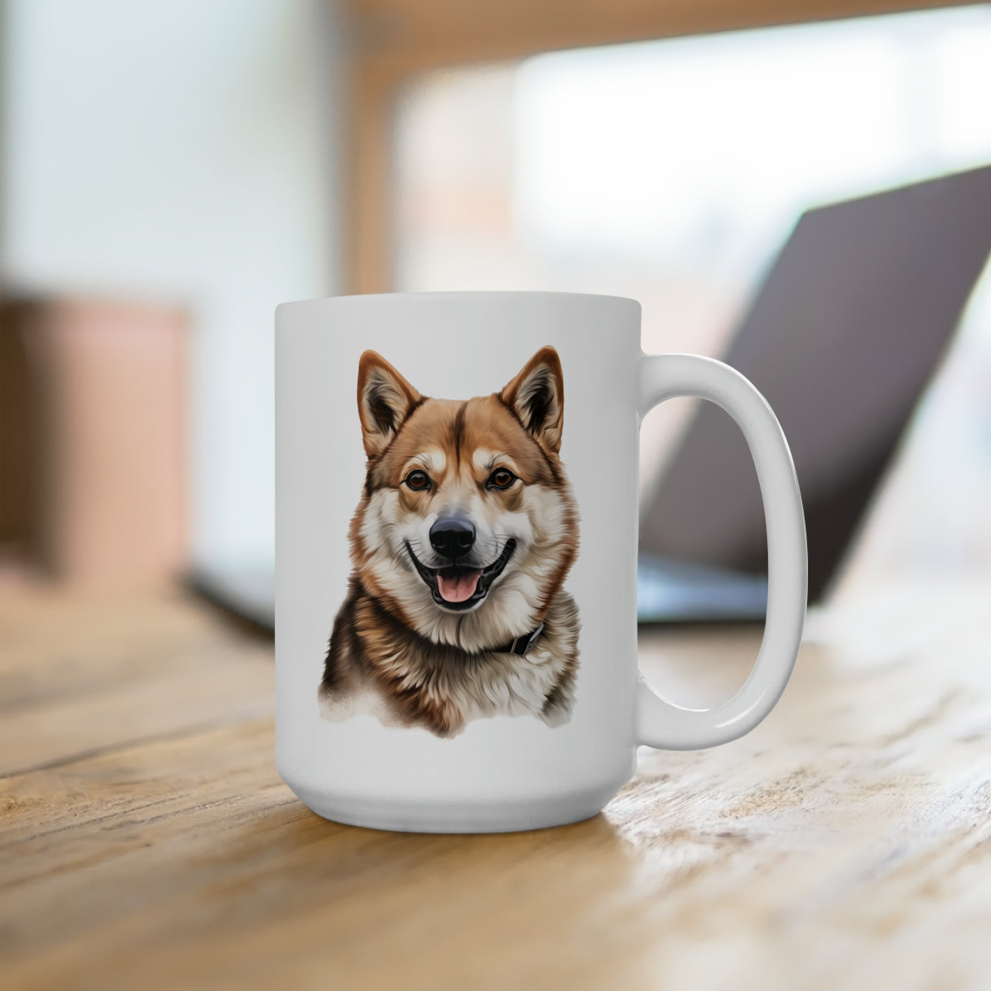 Akita Mug - Dog Mom Gift, Dog Dad Gift - 15 oz