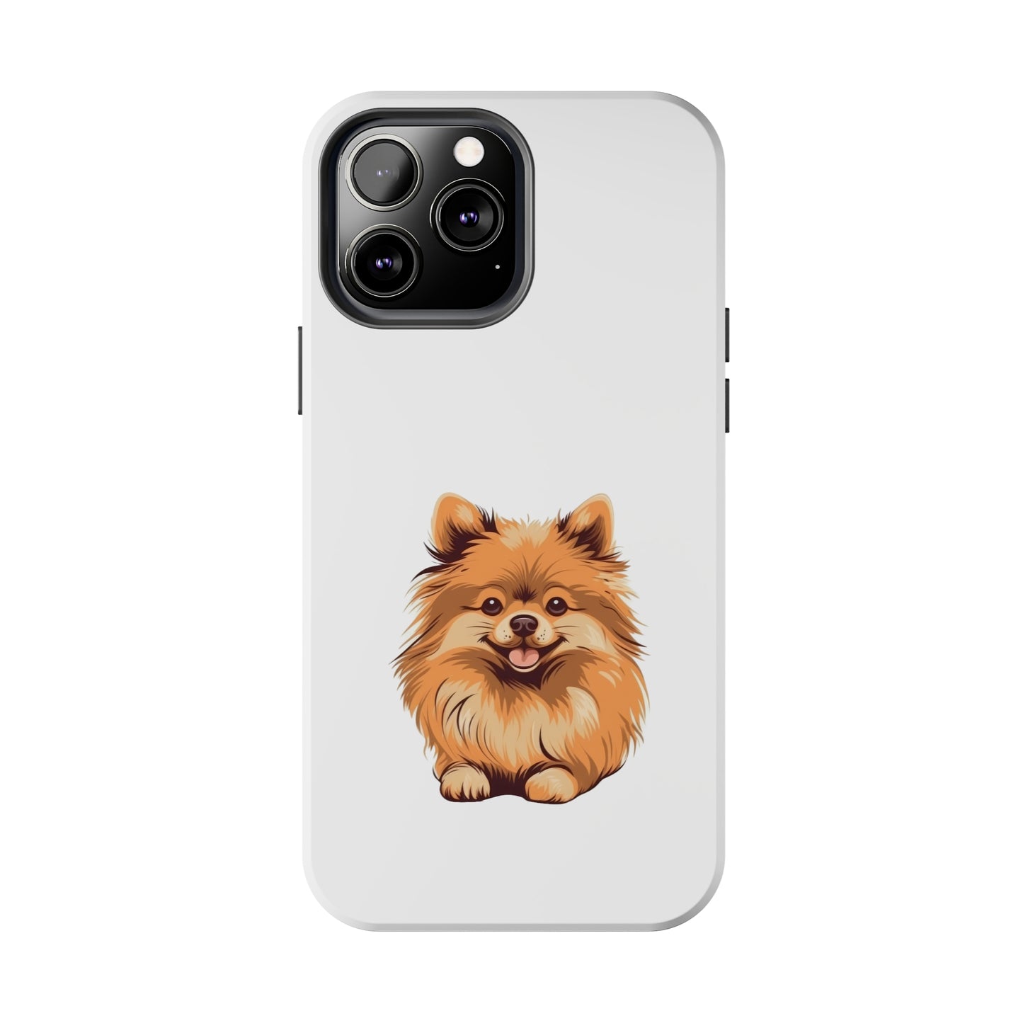 White Pomeranian Tough Phone Case