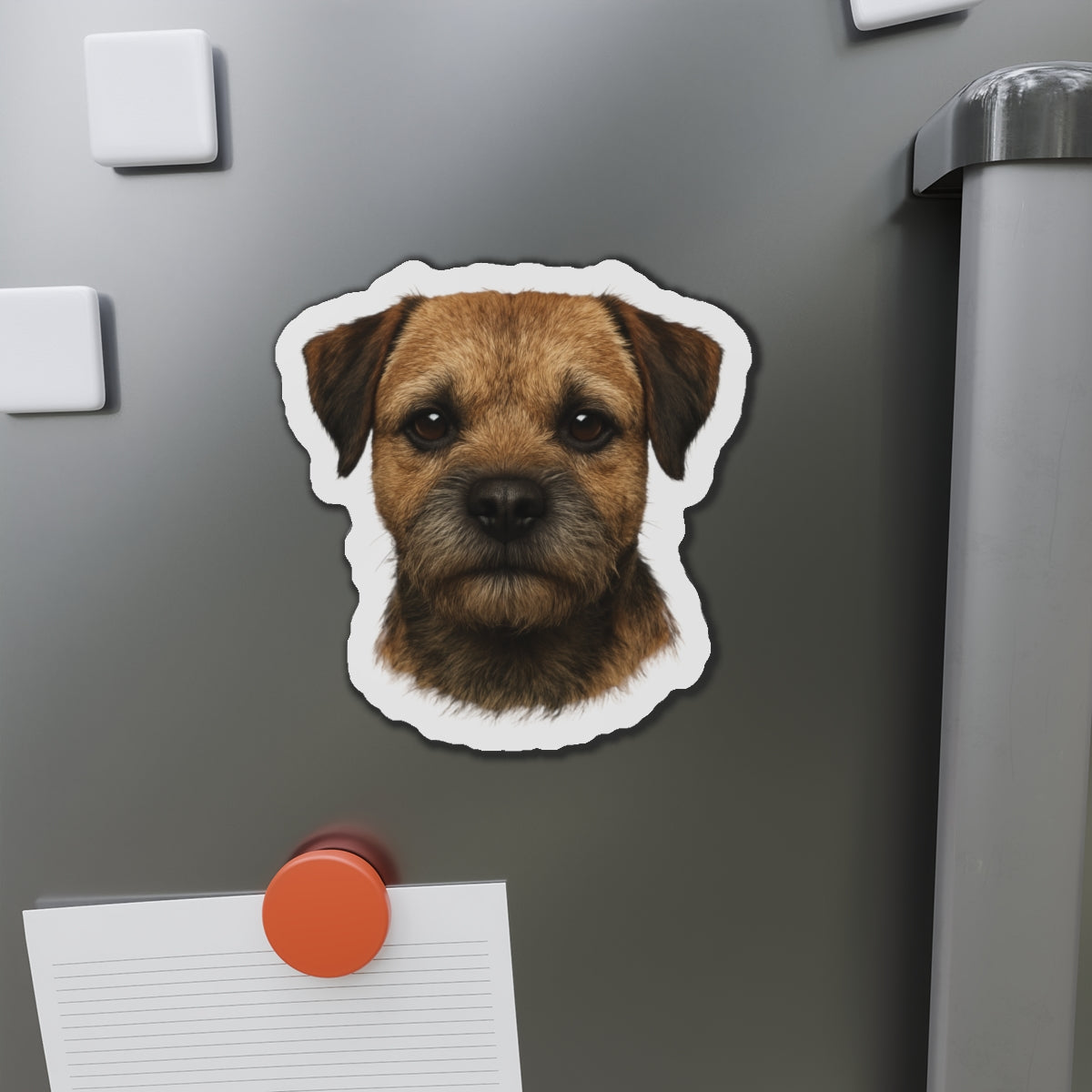 Border Terrier Die-Cut Magnet - Cute Dog Breed Refrigerator Magnet, Pet Lover Gift, Animal Decor, Fridge Decoration, Puppy Art Magnet