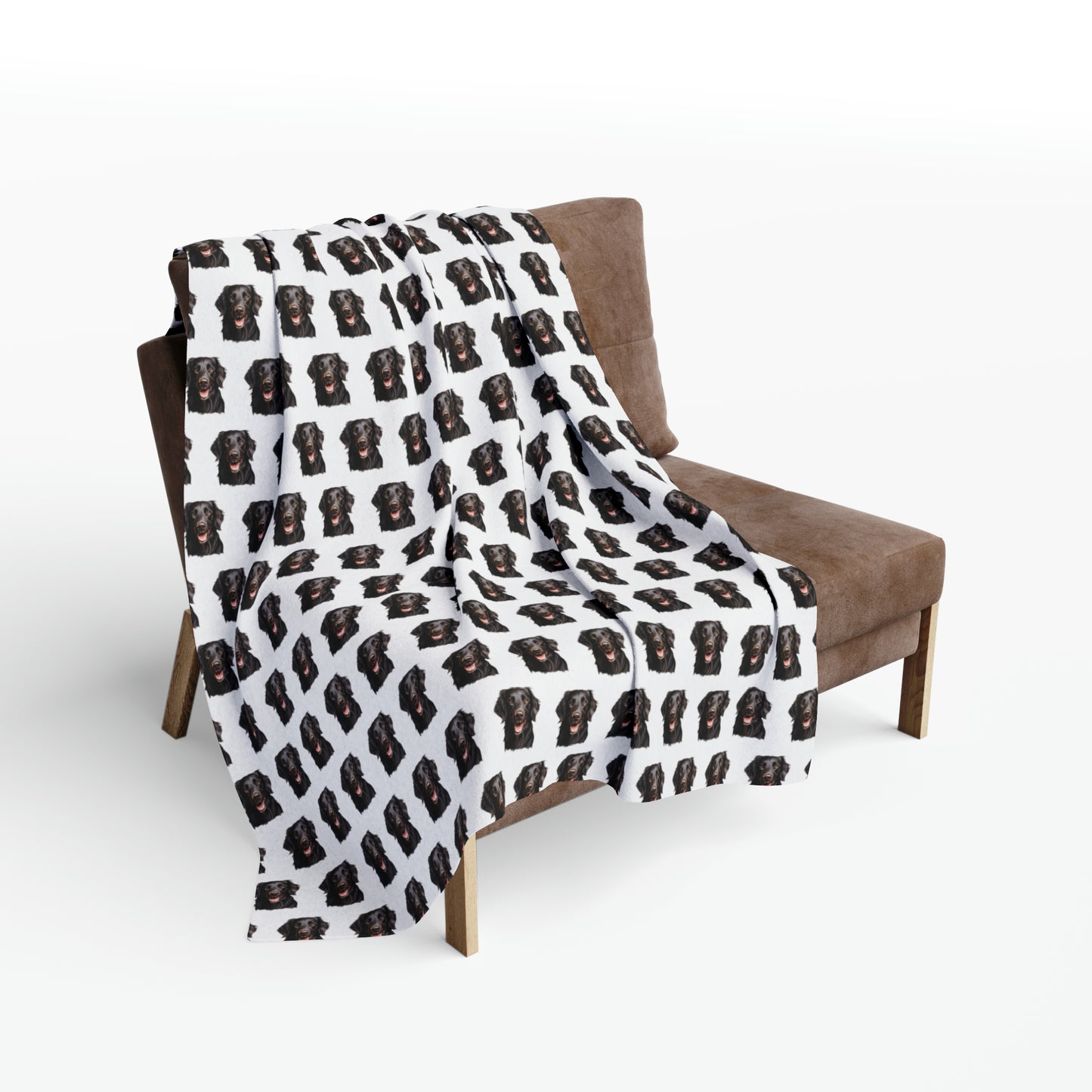 Flat-coated retriever Arctic Fleece Blanket
