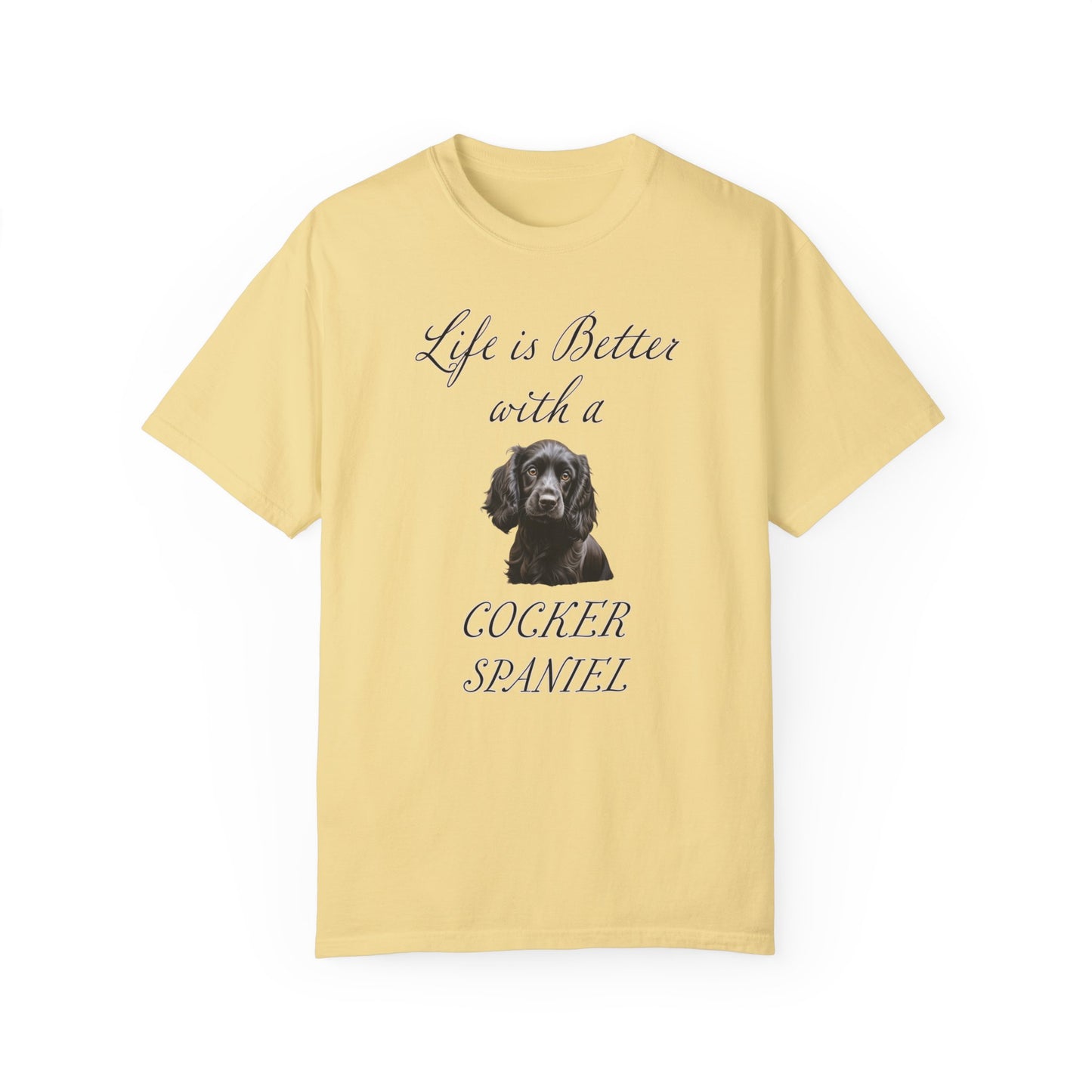 Black Cocker Spaniel T-shirt - Dog Mom Shirt, Dog Dad Shirt, gift for Dog Mom