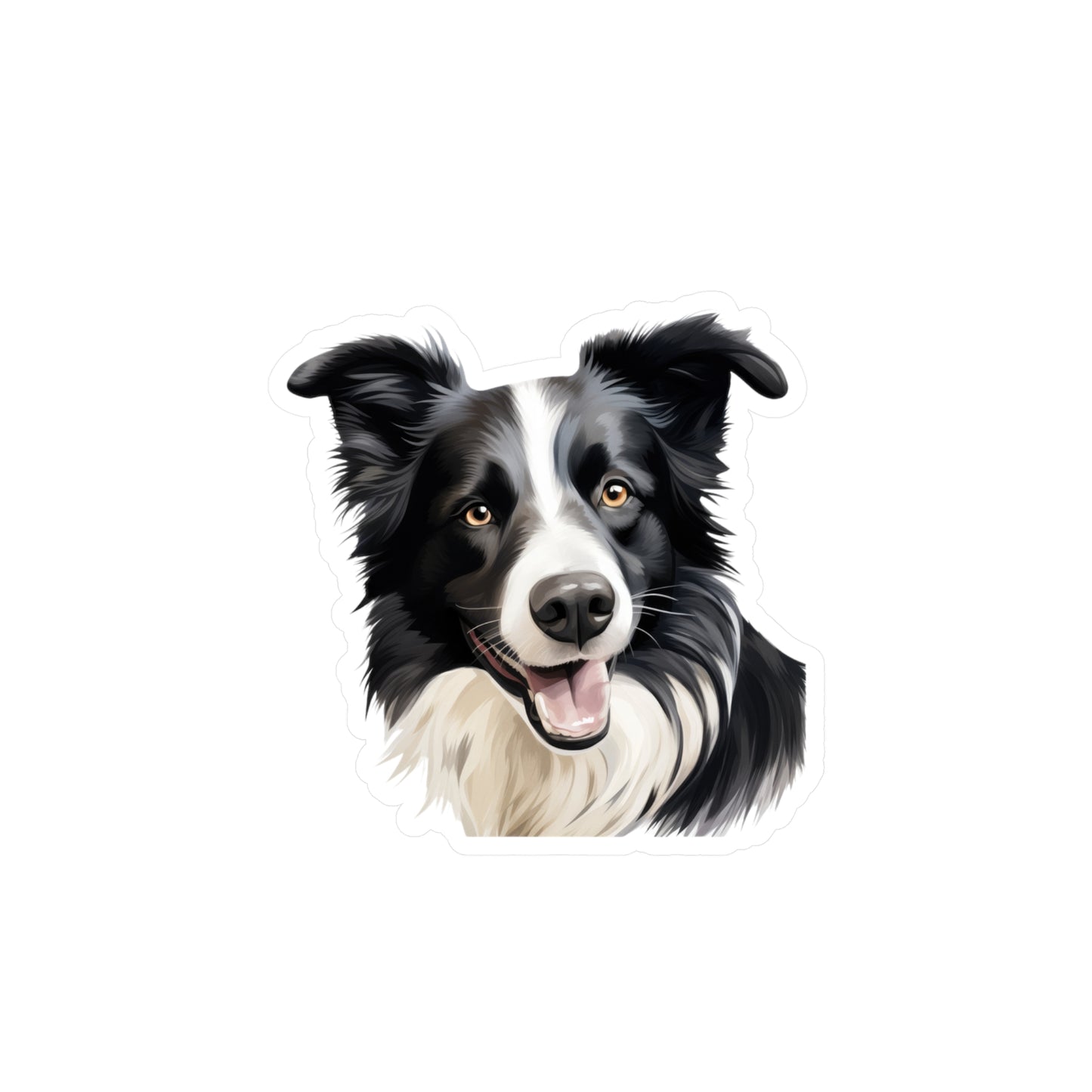 Border Collie Sticker - Kiss-Cut Vinyl Dog Decals