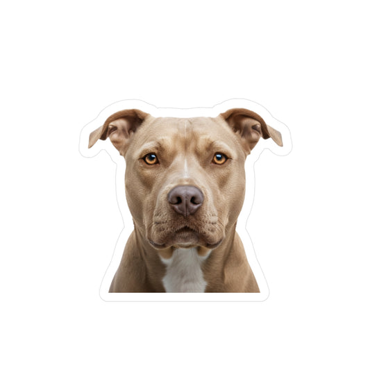Pit Bull Decal Sticker, Dog Lover Gift, Pet Car Window Bumper, Laptop Decoration, Animal Vinyl Transfer, Cute Pitbull Mom Dad Present