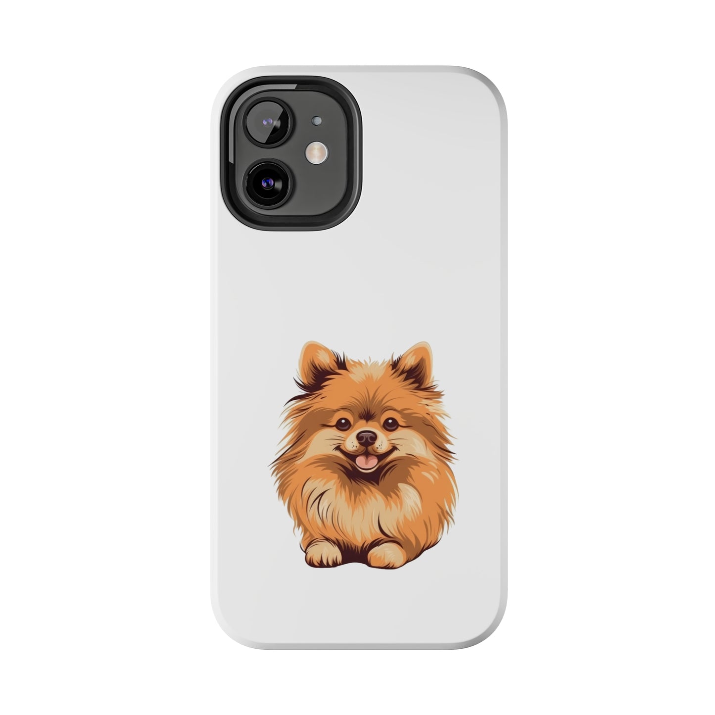 White Pomeranian Tough Phone Case