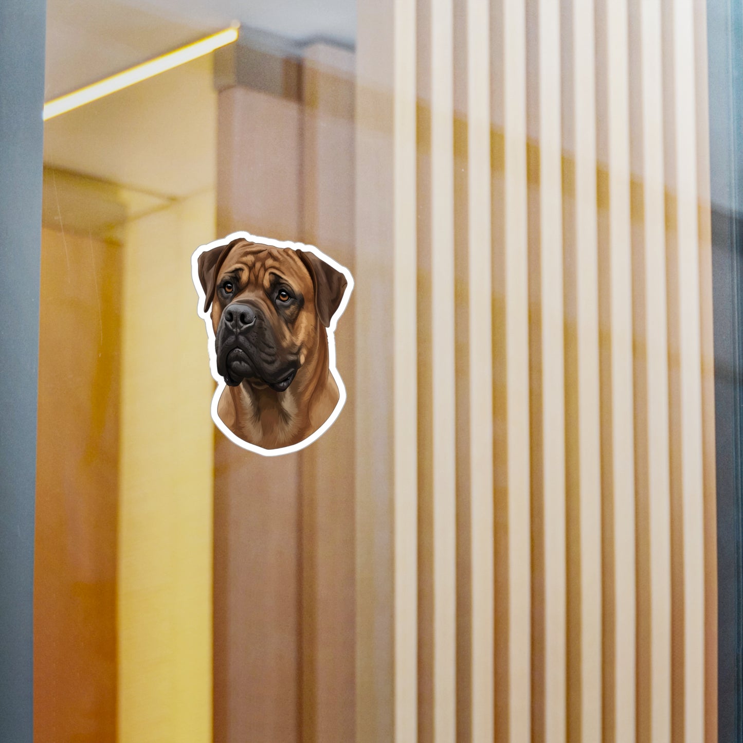 Bullmastiff Decal, Dog Lover Gift, Pet Sticker, Laptop Decal, Car Window Decal, Animal Lover, Vinyl Decal