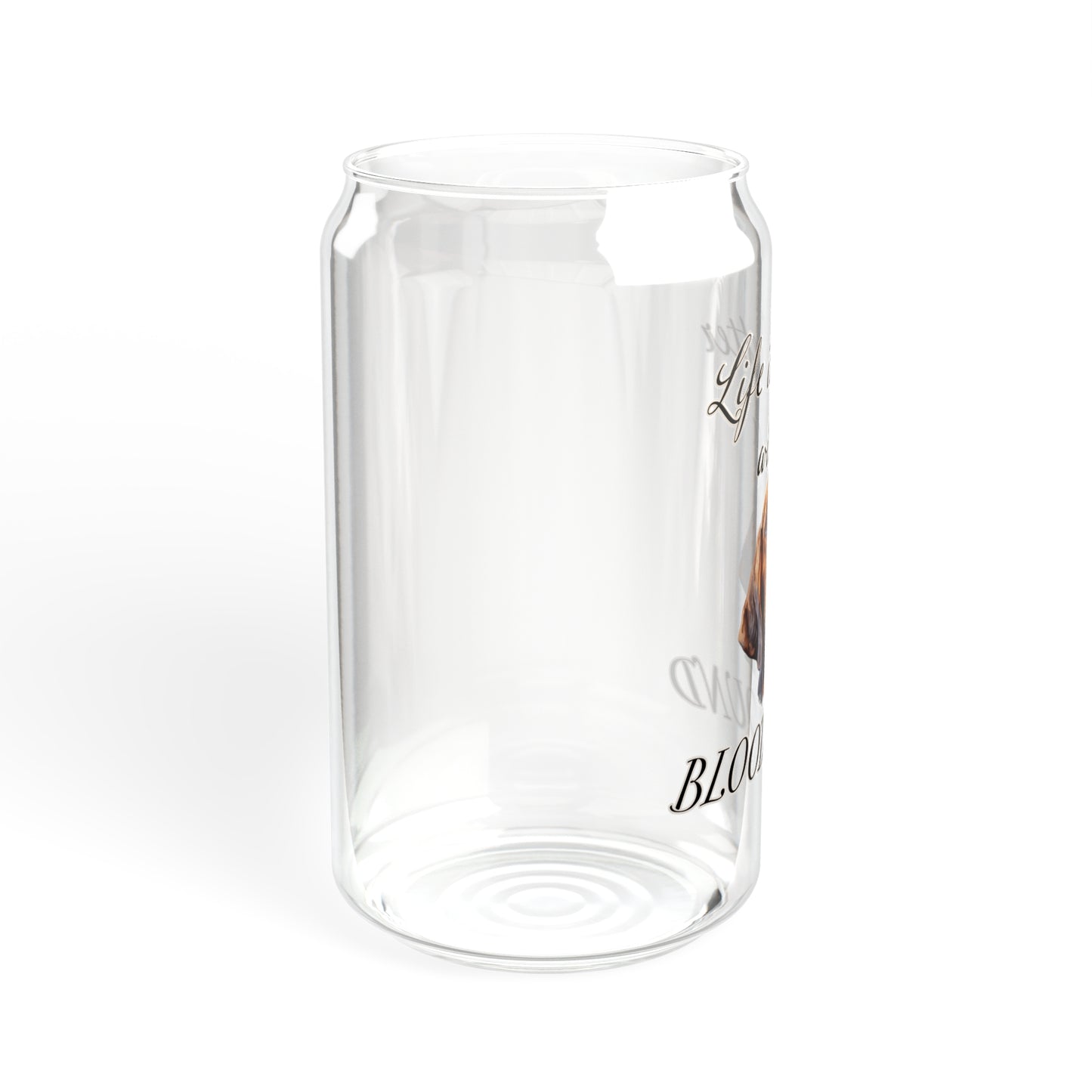 Bloodhound Sipper Glass, 16oz