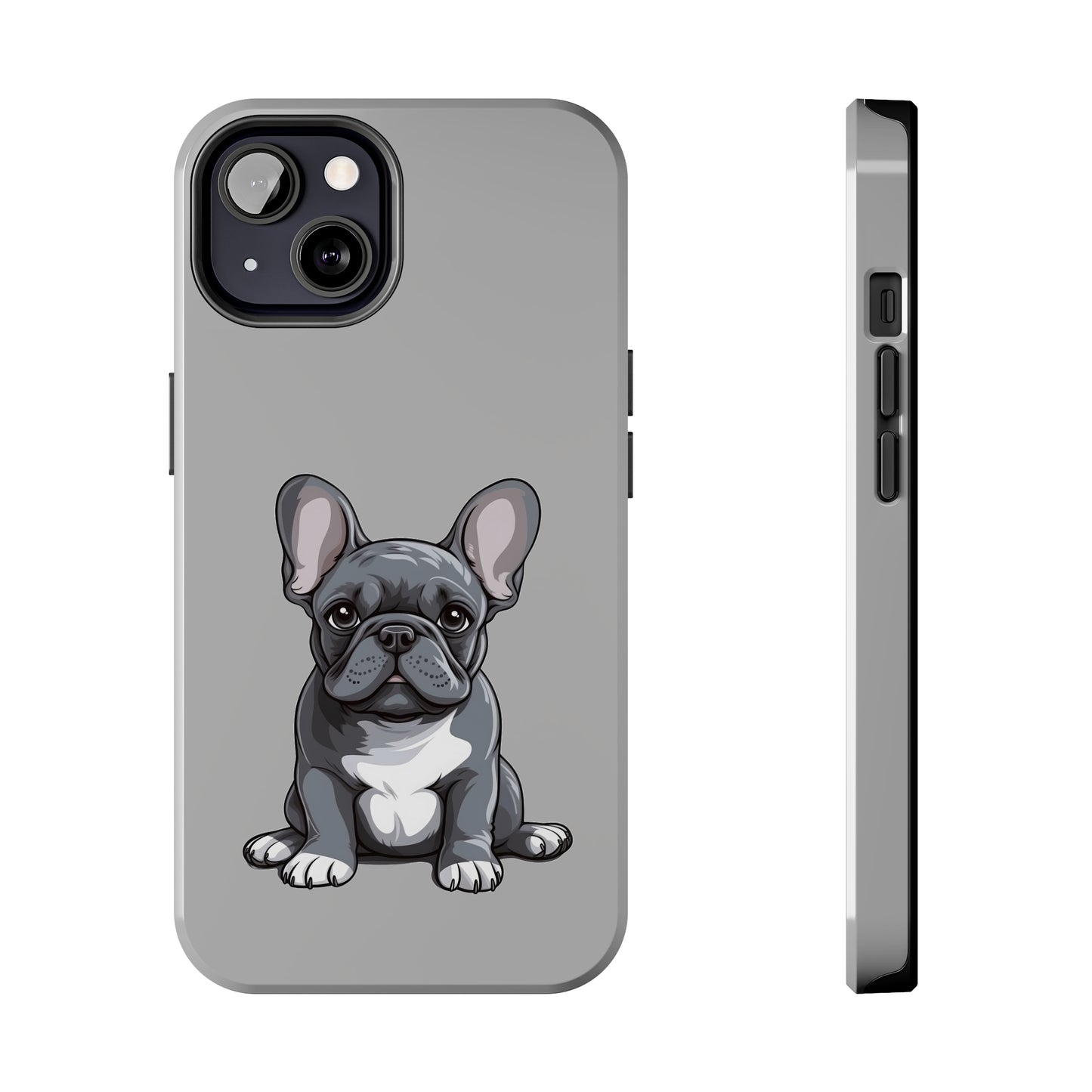 Light Grey French Bulldog Tough Phone Case