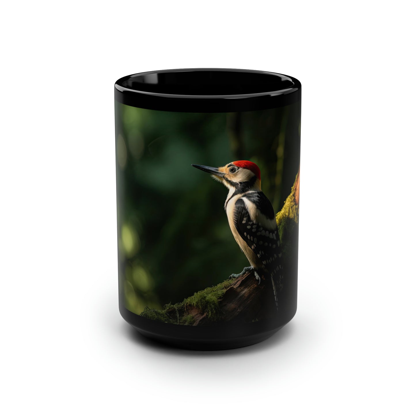 Woodpecker Mug - 15 oz Ceramic Mug