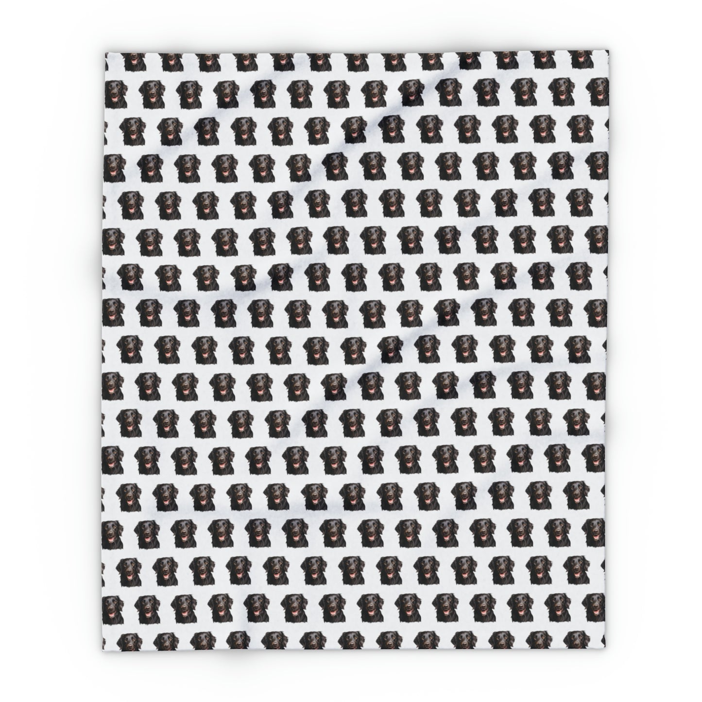 Flat-coated retriever Arctic Fleece Blanket