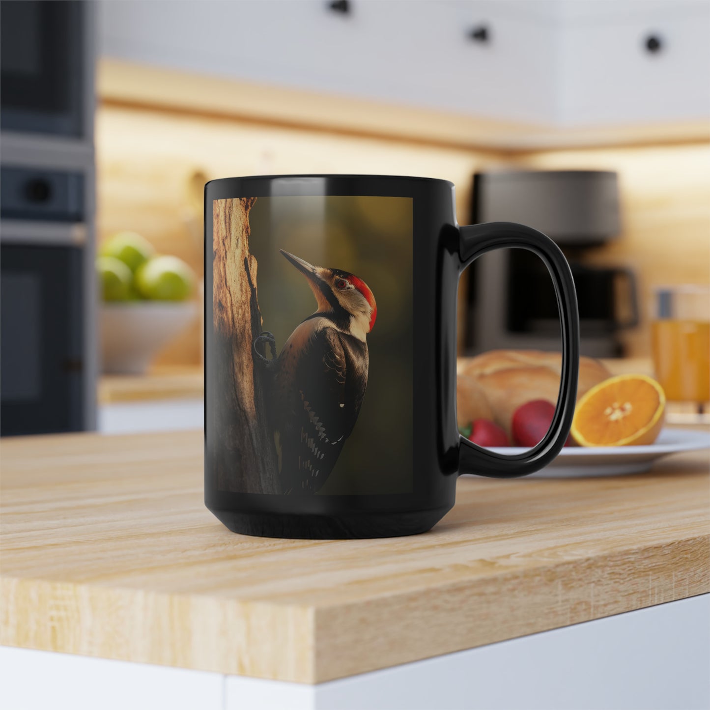 Woodpecker Mug - 15 oz Ceramic Mug