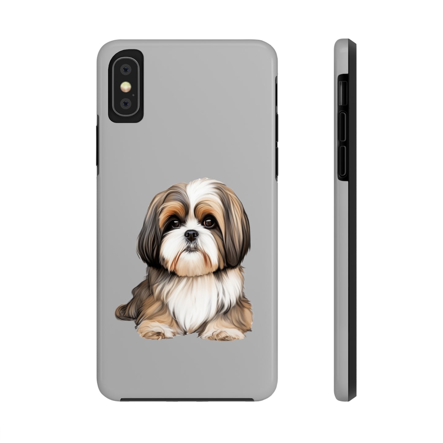 Light Grey Shih Tzu Tough Phone Case