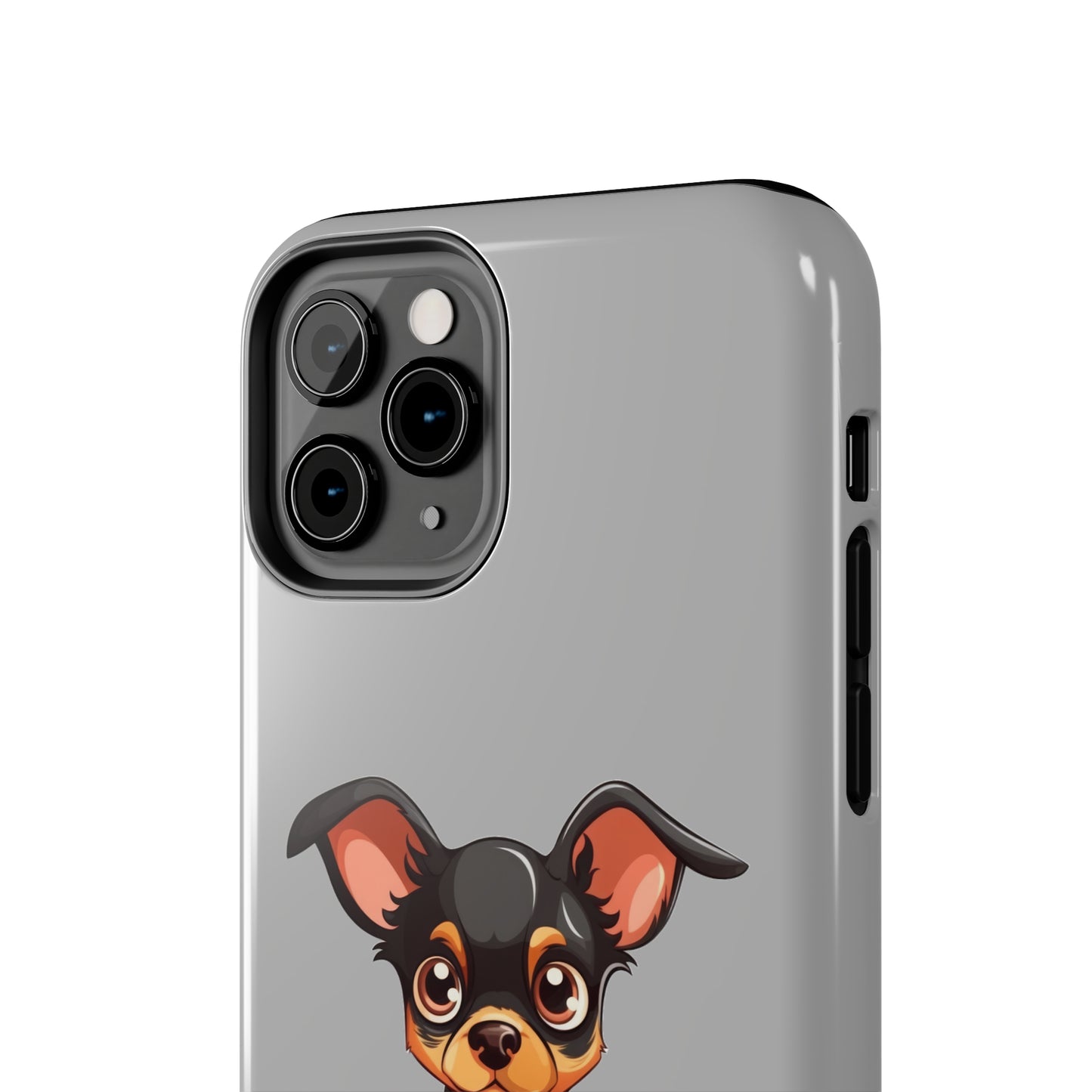 Light Grey Chihuahua Tough Phone Case