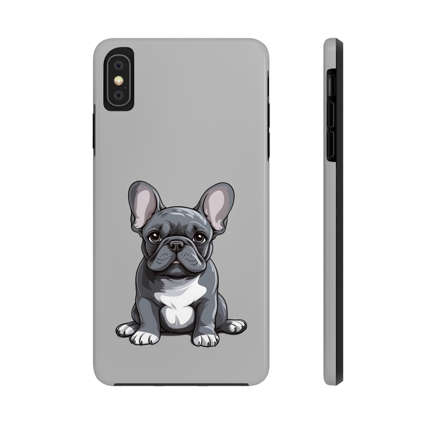 Light Grey French Bulldog Tough Phone Case